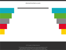 Tablet Screenshot of domainrenters.com